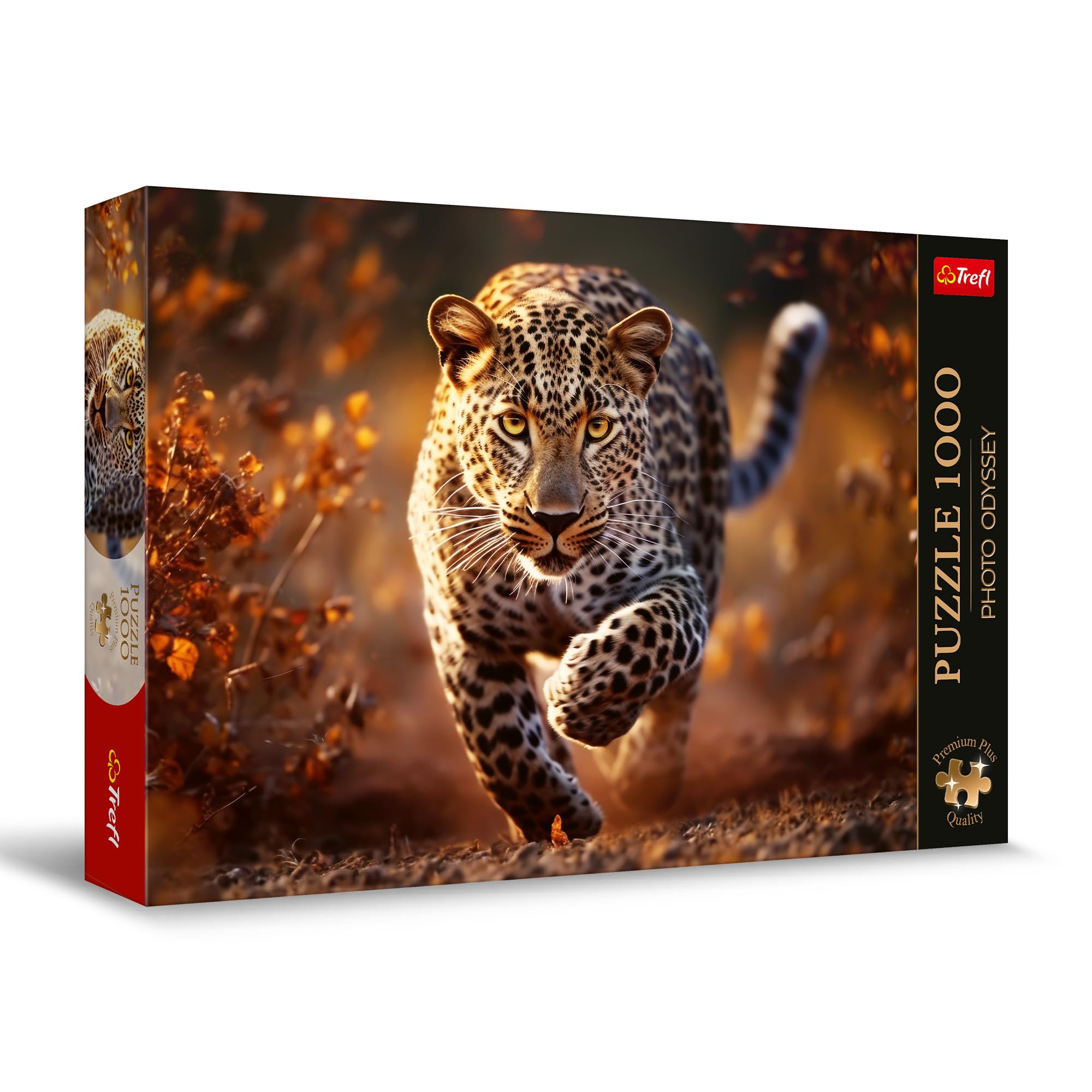 Amazon.com: Trefl Wild Leopard 1000 Jigsaw Puzzle Premium Plus